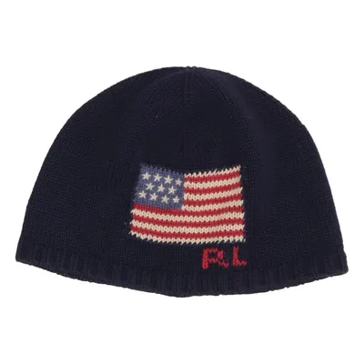 Beaniehue (Blå, Flerfarvet) fra Polo Ralph Lauren Bomuld