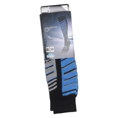 Voetbalsokken (Zwart, Blauw, Grijs) van Crivit Pro Acryl, Elastaan, Polyamide, Polyester, Wol