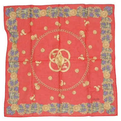 Neckerchief (Red, Multicolored) from Celine