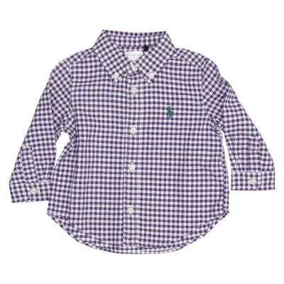 Chemise (Violet, Blanc) de Ralph Lauren Coton