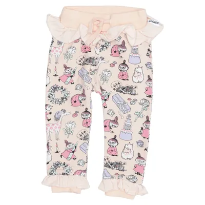 Sweatpants (Pink, Multicolored) from Moomin by Martinex Cotton, Elastane