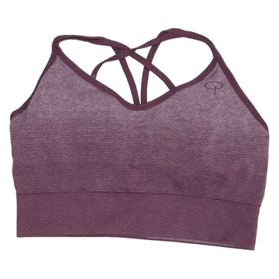 Sports bra (Purple) from Pierre Polyester, Polyamide, Elastane