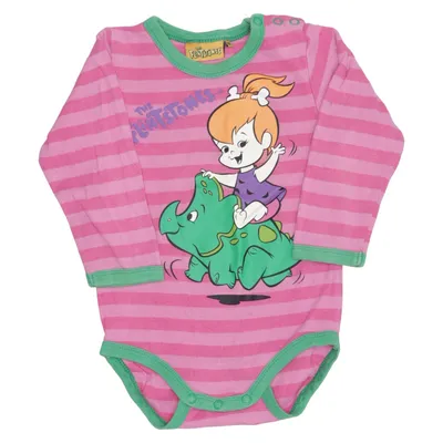 Body (Pink, Grün, Mehrfarbig) von The Flintstones Baumwolle