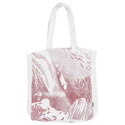 Canvas bag (White, Red) from Moomin Cotton