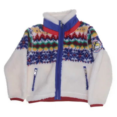 Fleece jacket (White, Multicolored) from Polo Ralph Lauren Acrylic, Recycled polyester