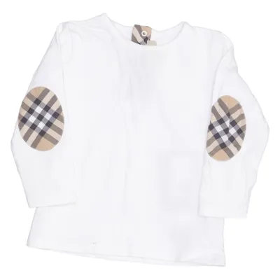 Long sleeve T-shirt (White) from Burberry Cotton, Elastane