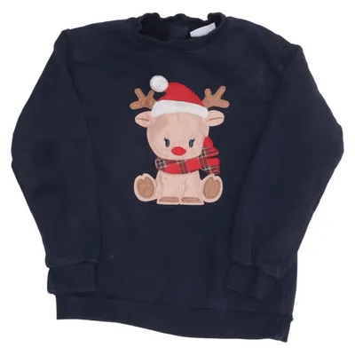 Pull de Noël (Bleu) de Fagottino Coton, Élasthane