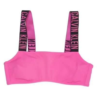 Bikini top (Pink, Sort) fra Calvin Klein Swimwear Elastan, Polyamid