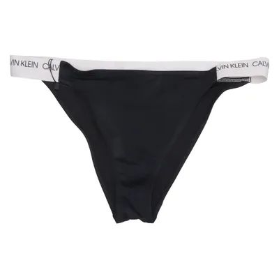 Bikini bottom (Black) from Calvin Klein Swimwear Elastane, Polyamide