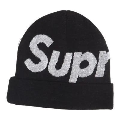 Beanie (Zwart, Grijs) van Supreme Acryl, Polyamide, Polyester