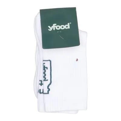 Strümpfe (Weiß) von Yfood Baumwolle, Elasthan, Polyamid
