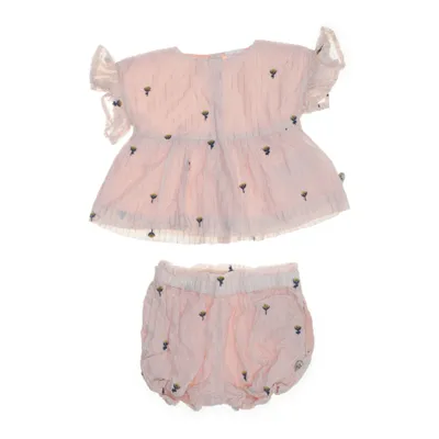 Top (Beige, Oranje) van POMPdeLUx Katoen, Metallvezel
