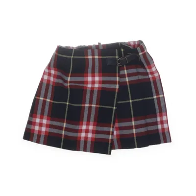 Slå om-nederdel (Sort, Rød, Flerfarvet) fra Burberry Polyester, Uld