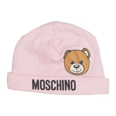 Beanie (Roze) van Moschino Baby Katoen, Elastaan