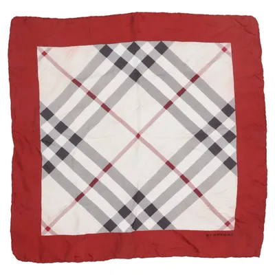 Zakdoek (Rood, Wit, Zwart) van Burberry