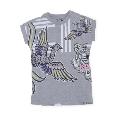 Klänning (Grå, Flerfärgad) från Kenzo Kids Bomull