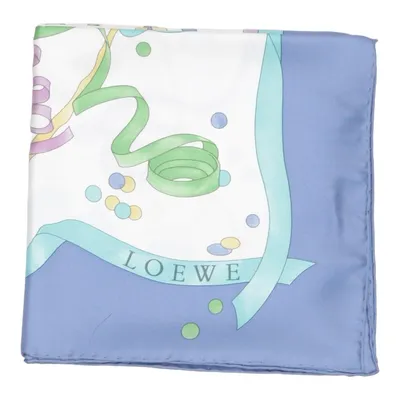 Cache-col (Bleu, Multicolore) de Loewe Soie