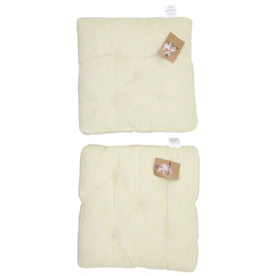 Seat cushion (Yellow, White) from Phillinor Cotton