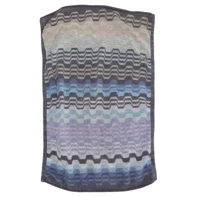 Handduk (Blå, Flerfärgad) från Missoni Bomull