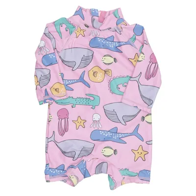 Sparkedragt (Pink, Flerfarvet) fra Mini Elastan, Polyester