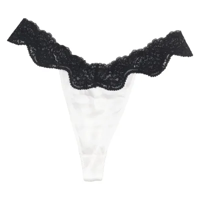 Strings (Blanc, Noir) de Stella McCartney Coton, Élasthane, Soie