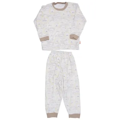 Pyjamas (Beige, Gul) från Velvet