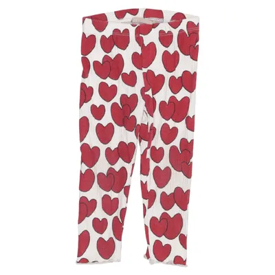 Leggings (Wit, Rood) van Sweetie Katoen, Elastaan, Polyester