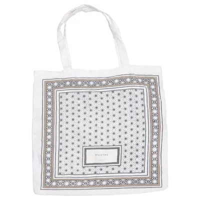 Sac en toile (Blanc, Noir) de Munthe