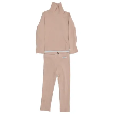 Sæt (Beige) fra Donsje Elastan, Økologisk bomuld