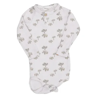 Body (Beige, Green) from Lil' Atelier Elastane, Lyocell, Organic cotton