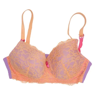 Soutien-gorge d'allaitement (Orange, Violet) de You! Lingerie Coton, Élasthane, Polyamide