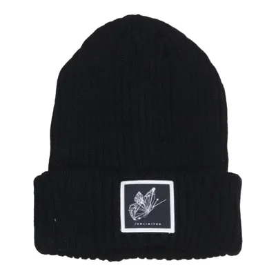 Beanie (Black) from Brain Waves Acrylic, Polyester