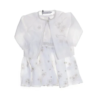 Set (White, Multicolored) from Baby Dior Cotton, Metallic fiber, Polyester, Viscose