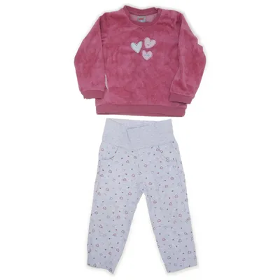 Pyjama (Roze) van Kanz Katoen, Polyester