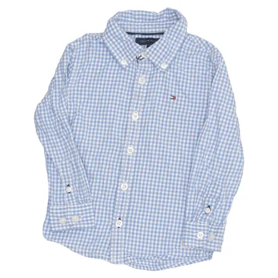 Buttondownskjorte (Blå, Hvid) fra Tommy Hilfiger Bomuld