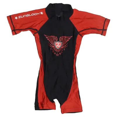 Sport bodysuit (Red, Black) from Zunblock Elastane, Polyamide