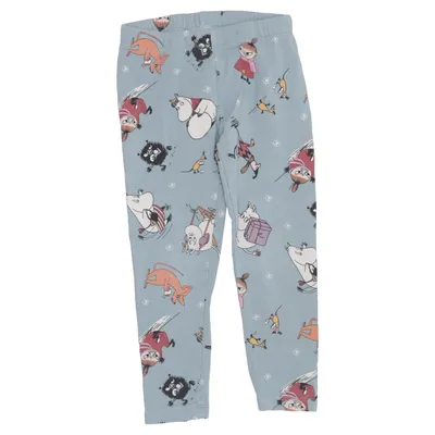 Leggings (Blue, Multicolored) from Moomin by Lindex Cotton, Elastane