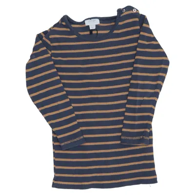 Long sleeve T-shirt (Blue, Brown) from Noa Noa Miniature Organic cotton