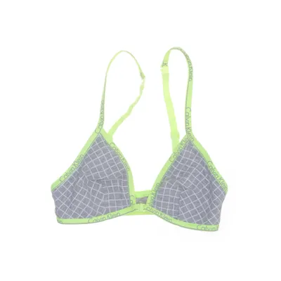 Bralette (Grijs, Meerkleurig) van Calvin Klein Katoen, Elastaan