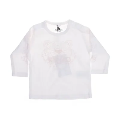 Långärmad t-shirt (Rosa) från Kenzo Kids Ekologisk bomull