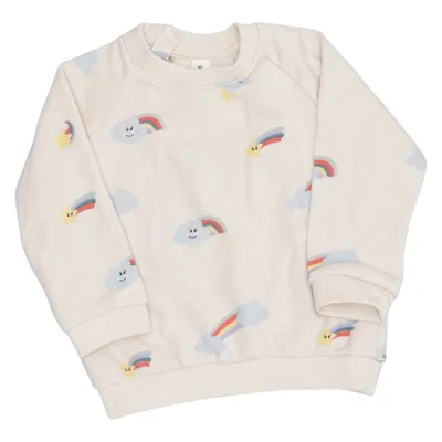 Sweatshirt (Beige, Flerfarvet) fra Åhléns Kids Bomuld, Polyester