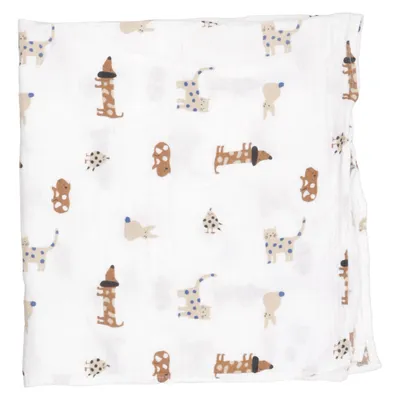 Couverture de bébé (Blanc, Marron, Multicolore) de Lässig Coton biologique