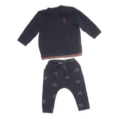 Pajamas (Gray, Brown) from Next Baby Cotton, Elastane