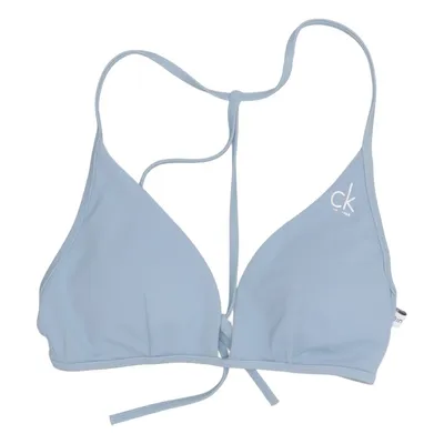 Bikini top (Blue) from Calvin Klein Swimwear Elastane, Polyamide