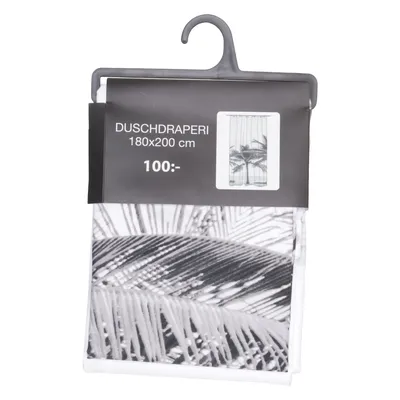 Douchegordijn (Black And White) Polyurethaan