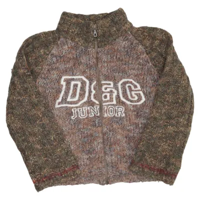 Cardigan (Green, Brown, Multicolored) from Dolce & Gabbana Junior Acrylic, Wool