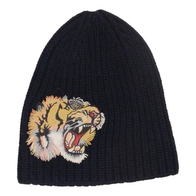 Beanie (Blue, Multicolored) from Gucci Polyester, Wool