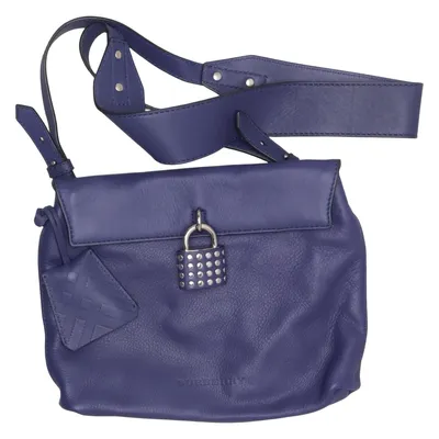 Shoulder-bag (Purple) from Burberry Leather, Polyamide