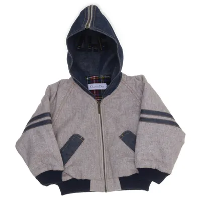 Hoodie (Beige, Multicolored) from Christian Dior Acrylic, Cotton, Polyester, Wool