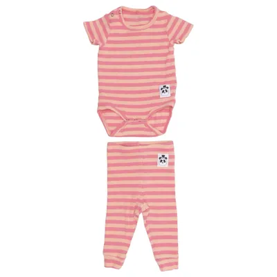 Set (Pink, Yellow) from Mini Rodini Elastane, Organic cotton